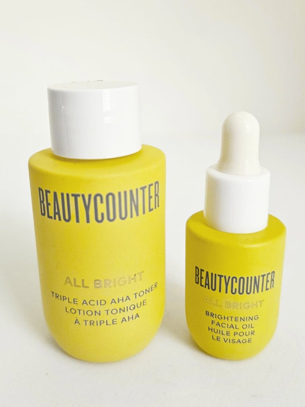 *Beautycounter* MINI AHA toner & MINI Brightening Facial Oil - NEW!
